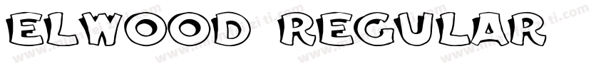 Elwood Regular字体转换